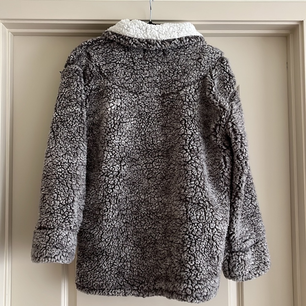 Teddy Bear Pullover Half Zip Sweater - image 2